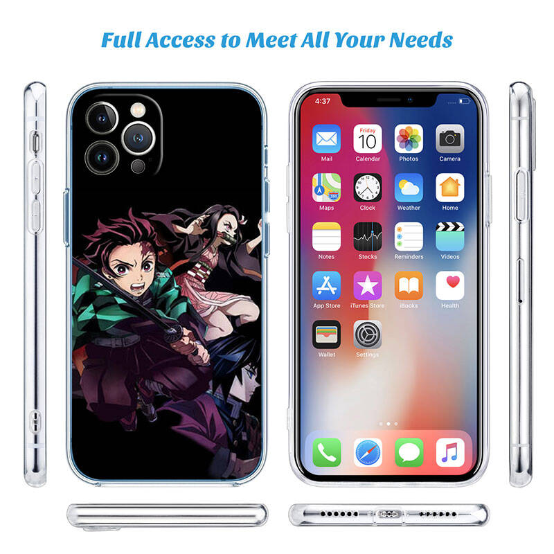 MH10 Anime Demon Slayer Pouzdro na telefon pro Motorola G34 G32 G31 G14 G15 G84 G62 E32 G24 G72 G71 G73 G85 G200 G60 G52 G51 G50 G42 G41 G32 G30