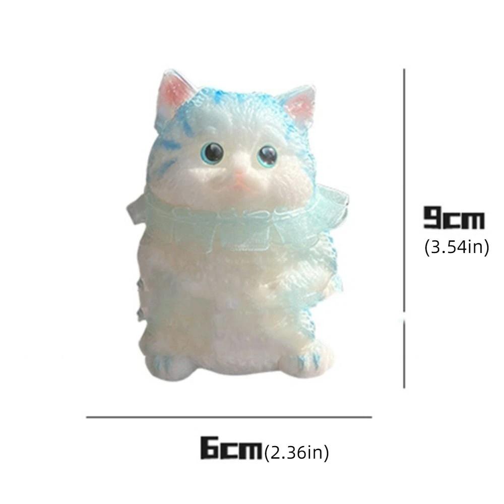 Slow Rebound Cat Doll Squeeze Toy Cartoon Cat Fidget Toy Mini Ornaments