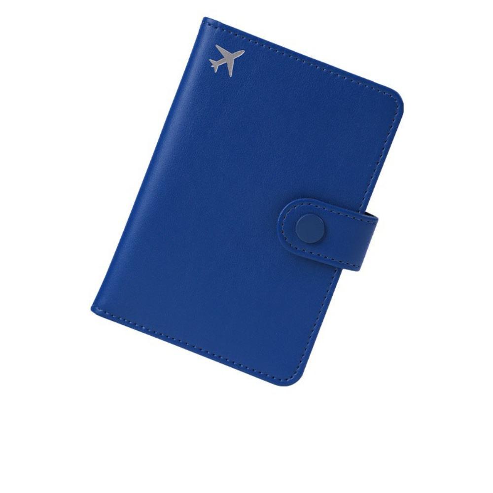 Wallet Passport Storage Bag Solid Color Passport Holder  Travel Accessories