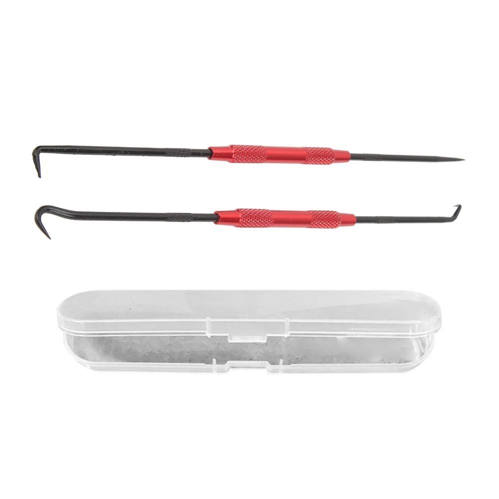 2sets Double Headed Oil Seal Puller Carbon Steel Hook Pick Set O Ring Pick O-Ring Removal