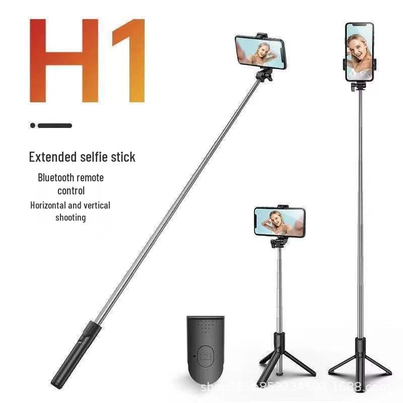Bluetooth Selfie Stick Tripod with Beauty Fill Light & Remote Control for Live Streaming