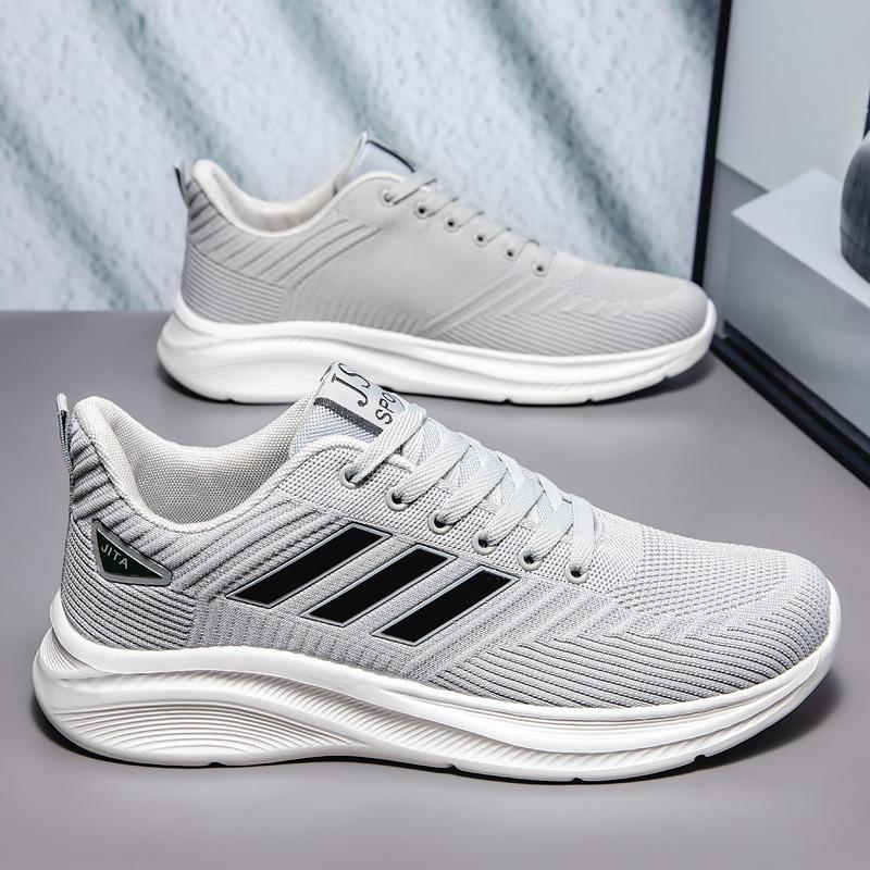 Spring, Summer and Autumn Large Size Men's Shoes 444 Large Fly-woven Mesh Sports and Leisure Travel Shoes