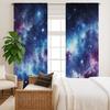 Abstract Galaxy Curtains Space Universe Nebula Night Starry Decor for Baby Room Bedroom Nursery Home Decorations with Rod Pocket