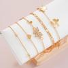 Versatile European and American Butterfly Pendant Anklet - Women's Beach Jewelry