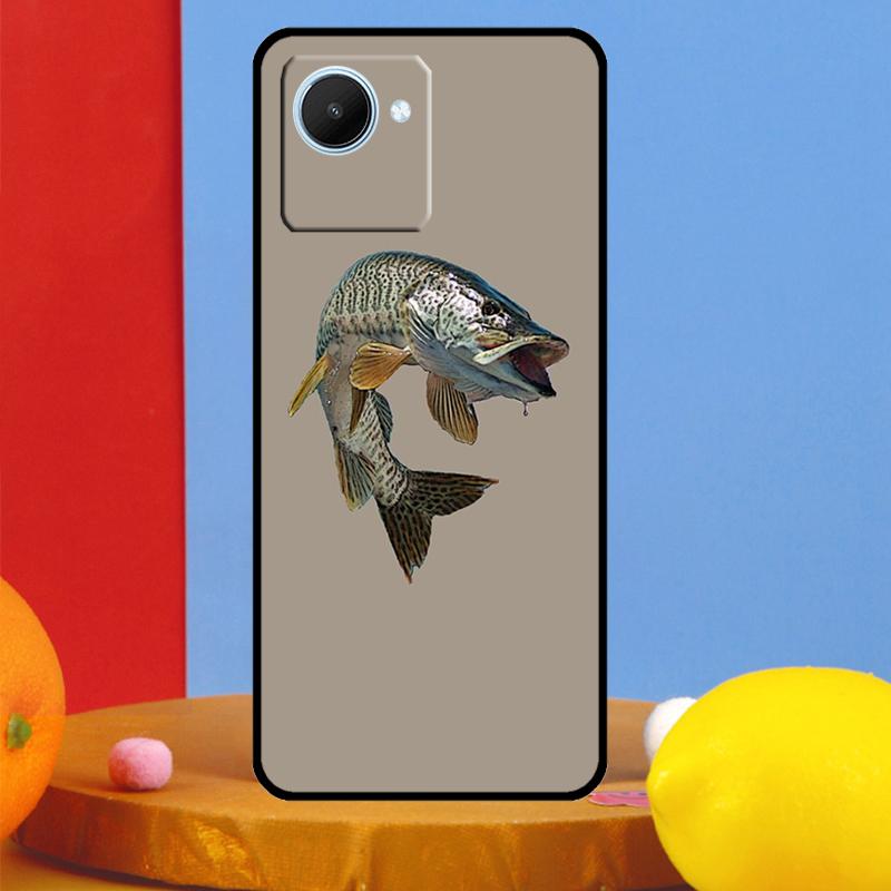 Vintage Trout Fishing For Realme 14 Pro Plus 10 11 12 13 15 Pro C67 C65 C63 C61 C55 C53 C51 C71 C75 GT7 Pro Case