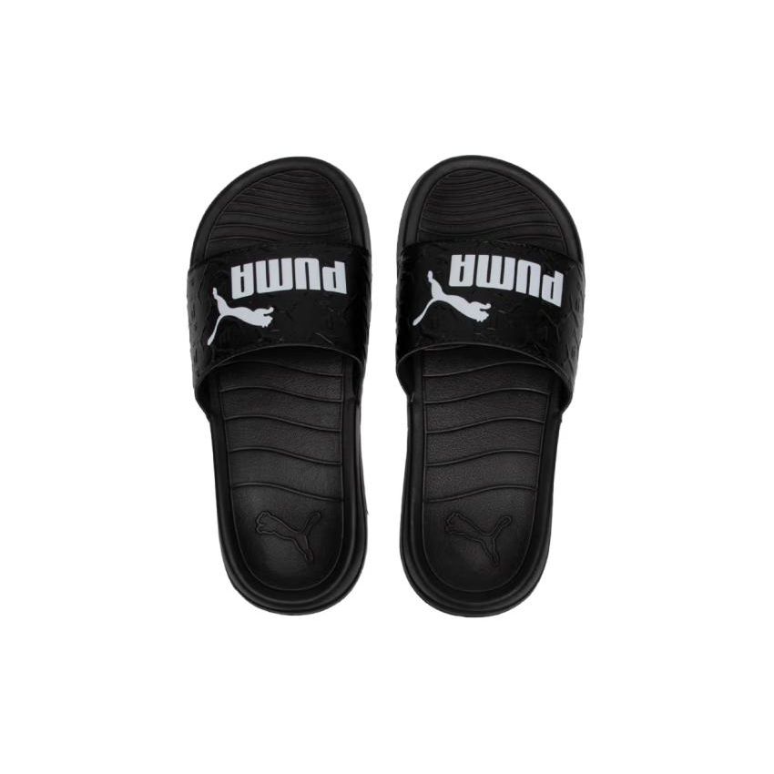 Puma Popcat 20 Outdoor Durable Comfortable Breathable Casual Slide Sandals Unisex Footwear Black 395420-01