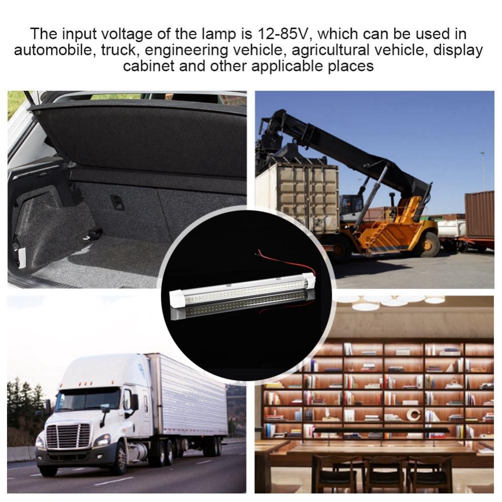 4 Pack Low Voltage LED Light Bar 72LED Light Tube Energy Saving LED Light  RV