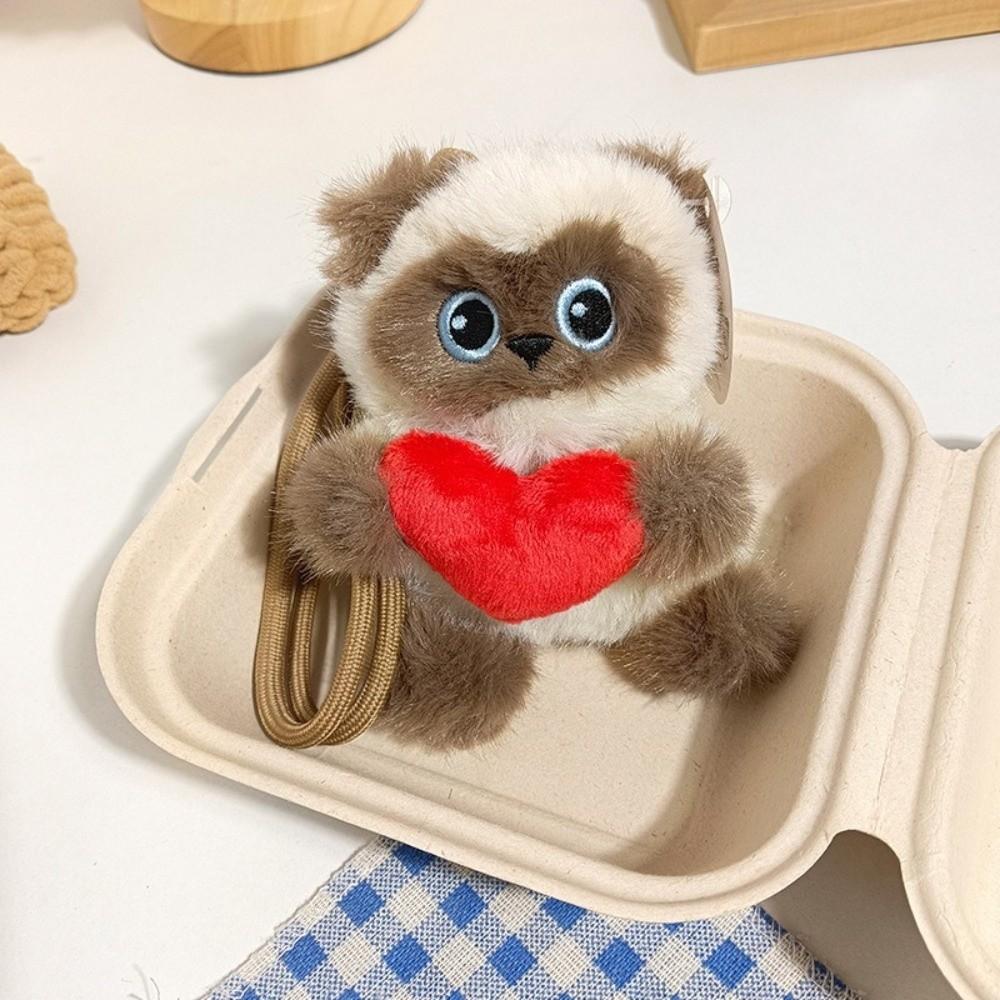 Soft Plush Cat Bag Charm Portable Stuffed Cat Toy New Kitten Pendant Purse Accessory