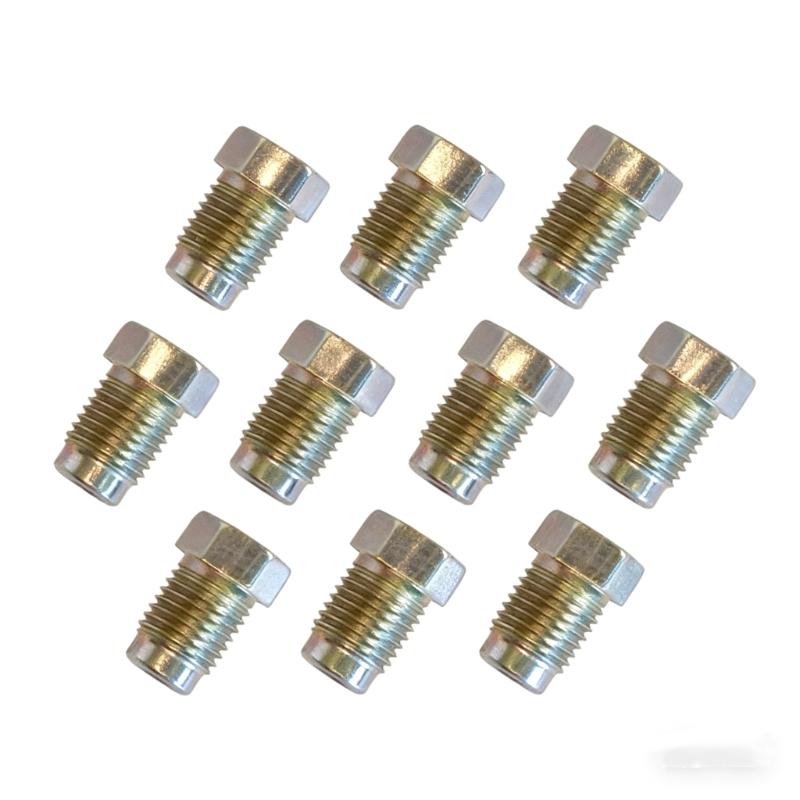 3/16 Brake Hose Adapter M10 Thread Accuracy Seal Automotive Brake Fitting Corrosion Resistant Strong Metal Design