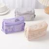 Casual Nylon Storage Pouch Hand-held With Zipper Cosmetic Bag Multipurpose Mesh Pouch Travel
