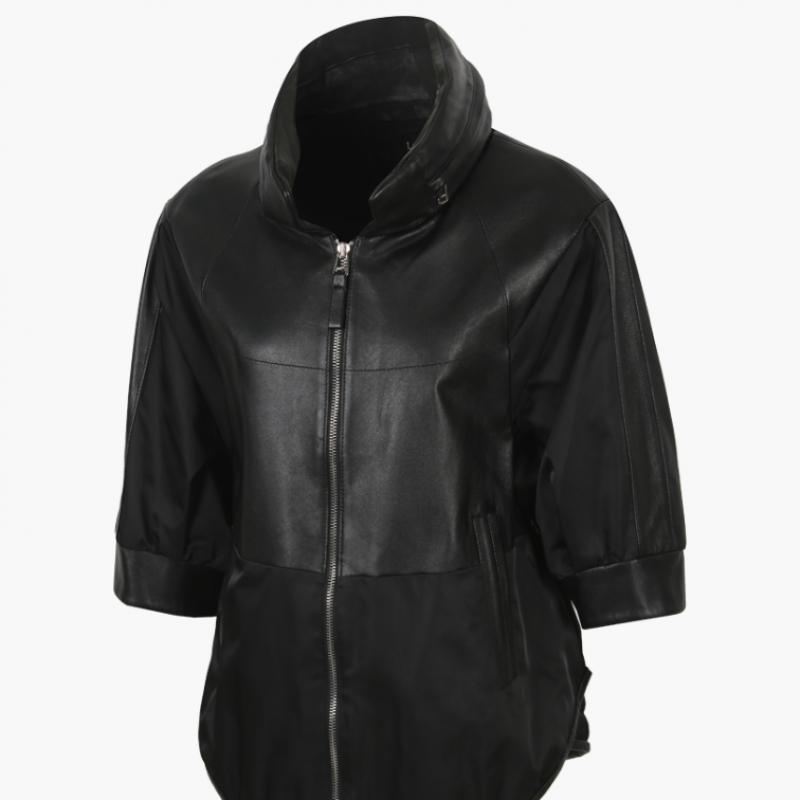 La Belle Shinyoung Fur Women Leather Combination Prada Jacket Gg611jk