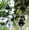 Jumei Nambu Ironware Wind Chimes, Mount Fuji Design, Set of Five, with Paper Strips, Summer Tradition, Stylish Interior Decor, Souvenir, Gift, Present