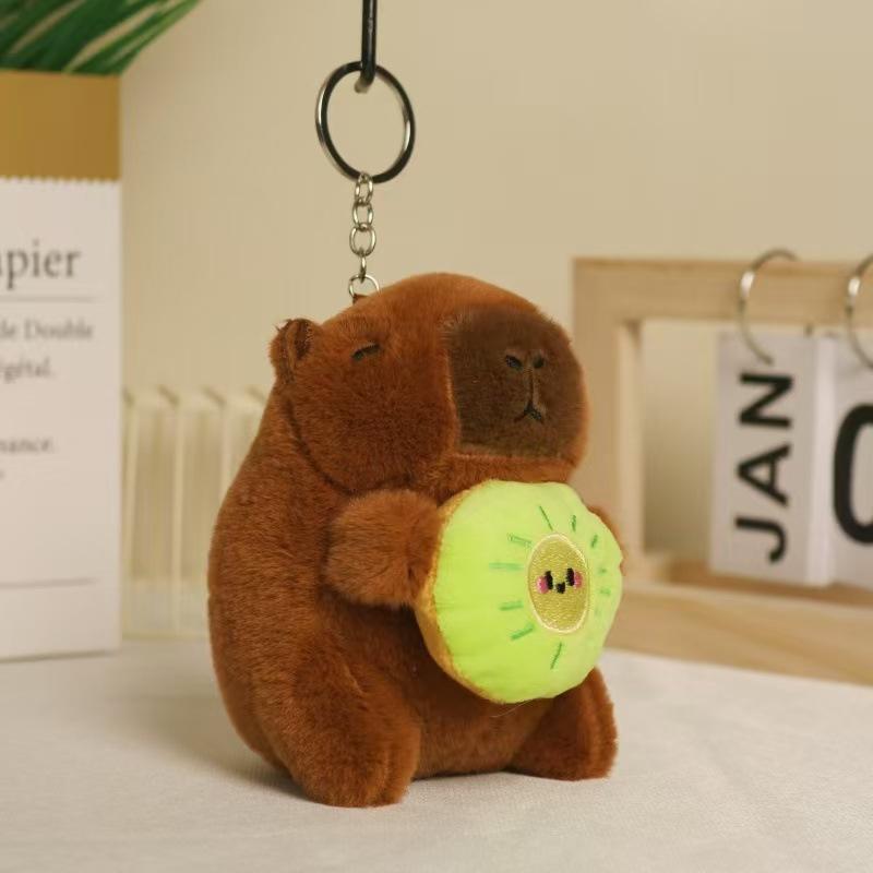 Internet celebrity cute cute cute kapibara pendant plush toy doll capybara bag pendant keychain doll doll