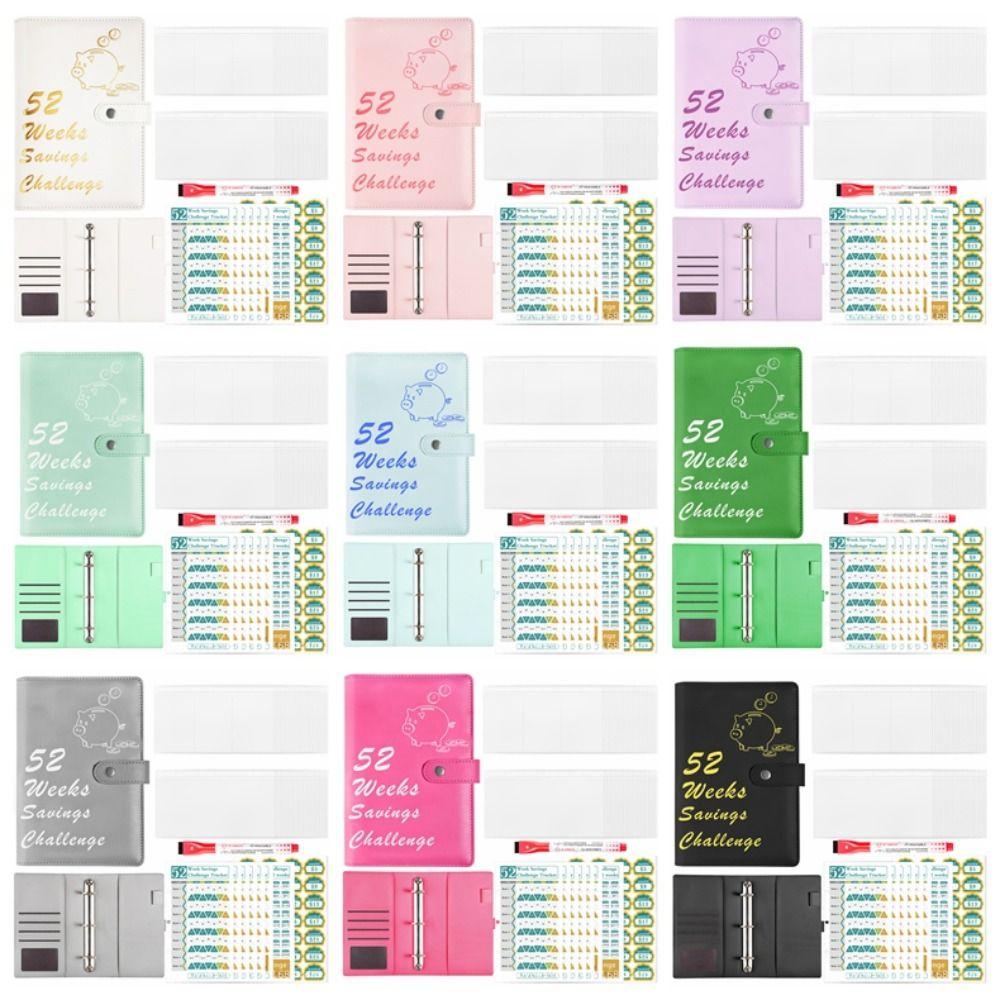 52 Weeks Money Saving Challenge Loose Leaf Savings Tracking Sheets  Tear Resistant