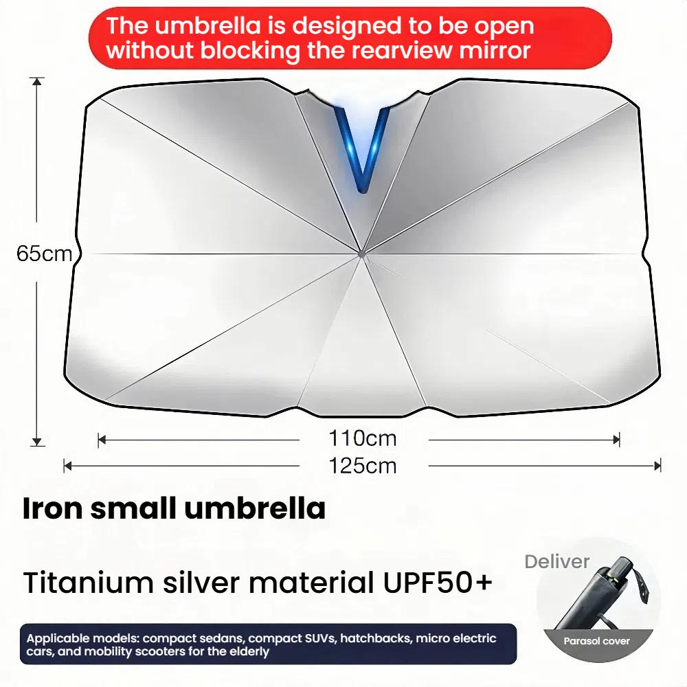 

Автомобильный солнцезащитный зонт на лобовое стекло, серебристый клей, солнцезащитный зонт, устойчивый к ультрафиолетовому излучению, складной автомобильный зонт, автомобильные солнцезащитные аксессуары
