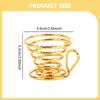 Tea Strainer Holder Stand Practical Stainless Steel Thoughtful Gift Rack Accessories