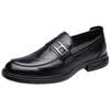 Men's Shoes New Fashion Spring and Autumn Non-slip Soft-soled Driving Shoes Breathable Versatile Comfortable Leather Shoes
