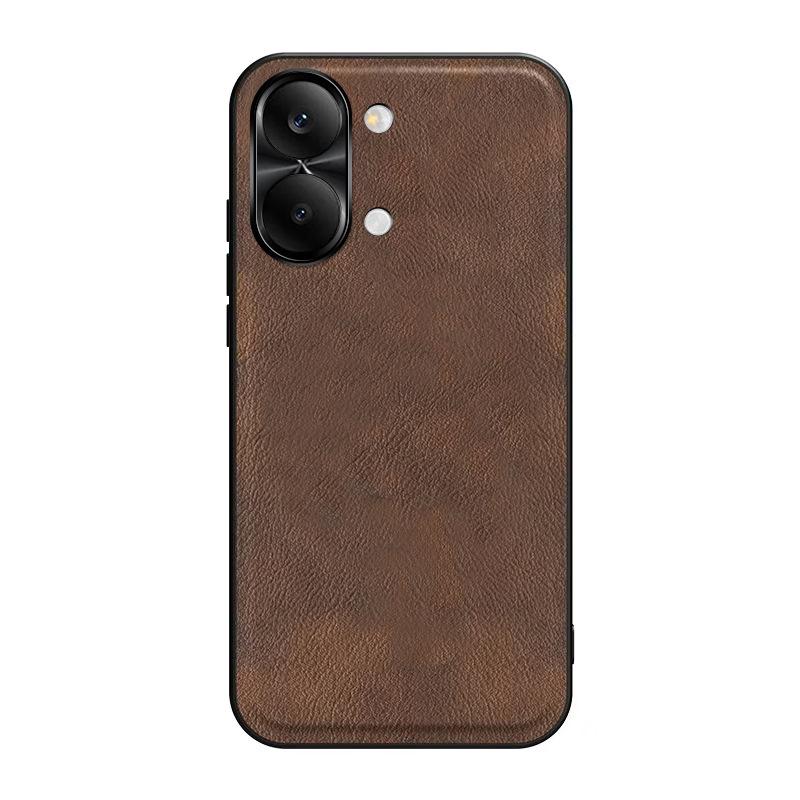 Anwendbar für Xiaomi Redmi Turbo5Max Metalllinse magnetische Handyhülle Lederstruktur Redmi 15C sturzsichere Schutzhülle