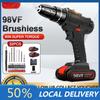 Cordless Impact Drill Set Car Lithium Battery Screwdriver Speed Drilling Screw Driver Wrench 1+25 Torque Adjustment