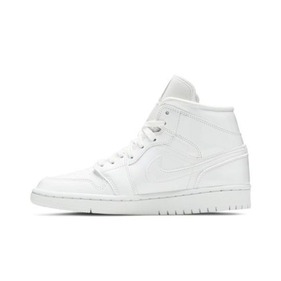 

Air Jordan Wmns Air Jordan 1 Mid Patent Triple White BQ6472-111 EU 37.5 білий