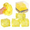 Honey Cheese Square Fidget Toy Super Soft Mochi  Anxiety Stress Relief for Adult Office Stress Buster