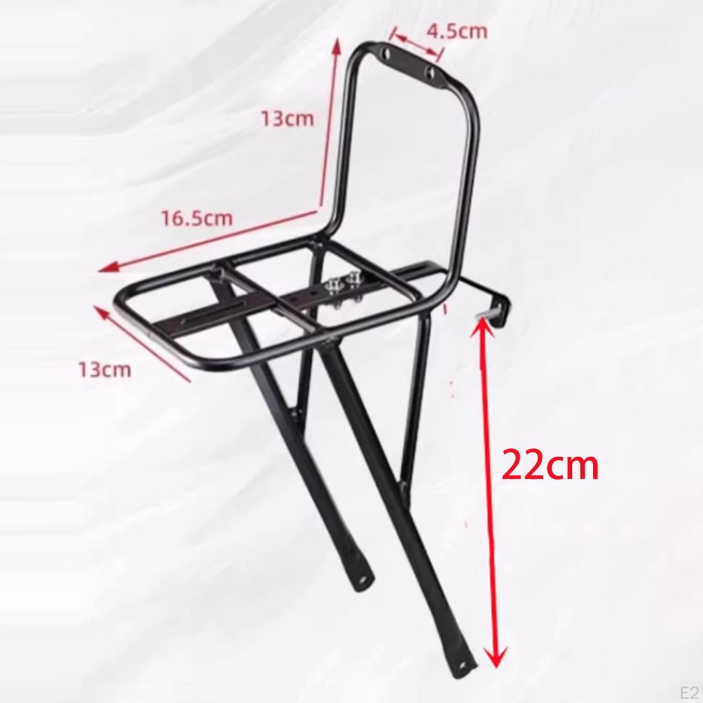 Frontstativ Bagasjehylle Solid Sykkelutstyr Kurvstøtte Aluminiumslegering Landeveissykkel