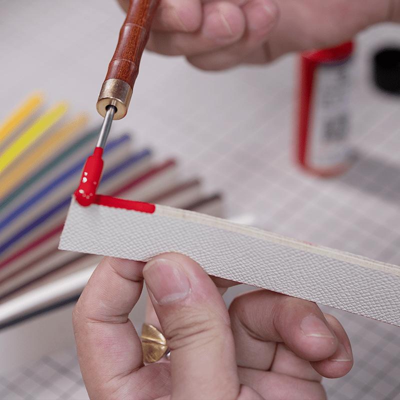 1PC Leather Edge Paint Roller Applicator Edge Oil Finish Tool DIY Leather Dye Painting Pen Leather Craft Tools Accessories