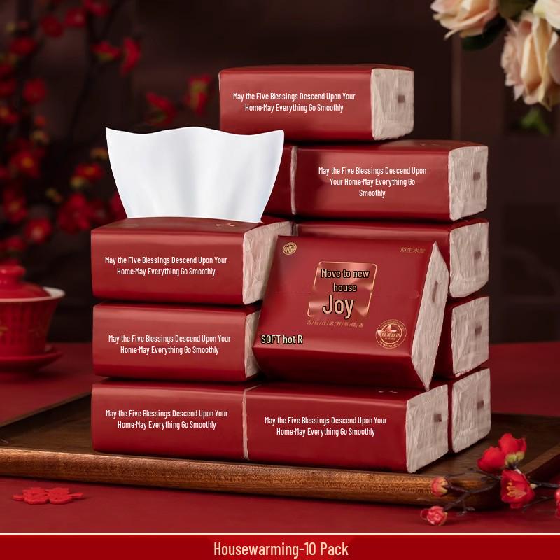 Housewarming Fortune Fruit Bucket Ornament Set - New Home Ceremony Essentials Complete