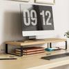 Wooden Monitor Lifting Rack Base Support Cushion Rack Computer Heightening Bracket Office Multifuncte Desktop Storage Rack