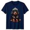 Cute Dog In Hat Animals Dogs Unisexs TShirt Unisexs Tee Graphic Unisex