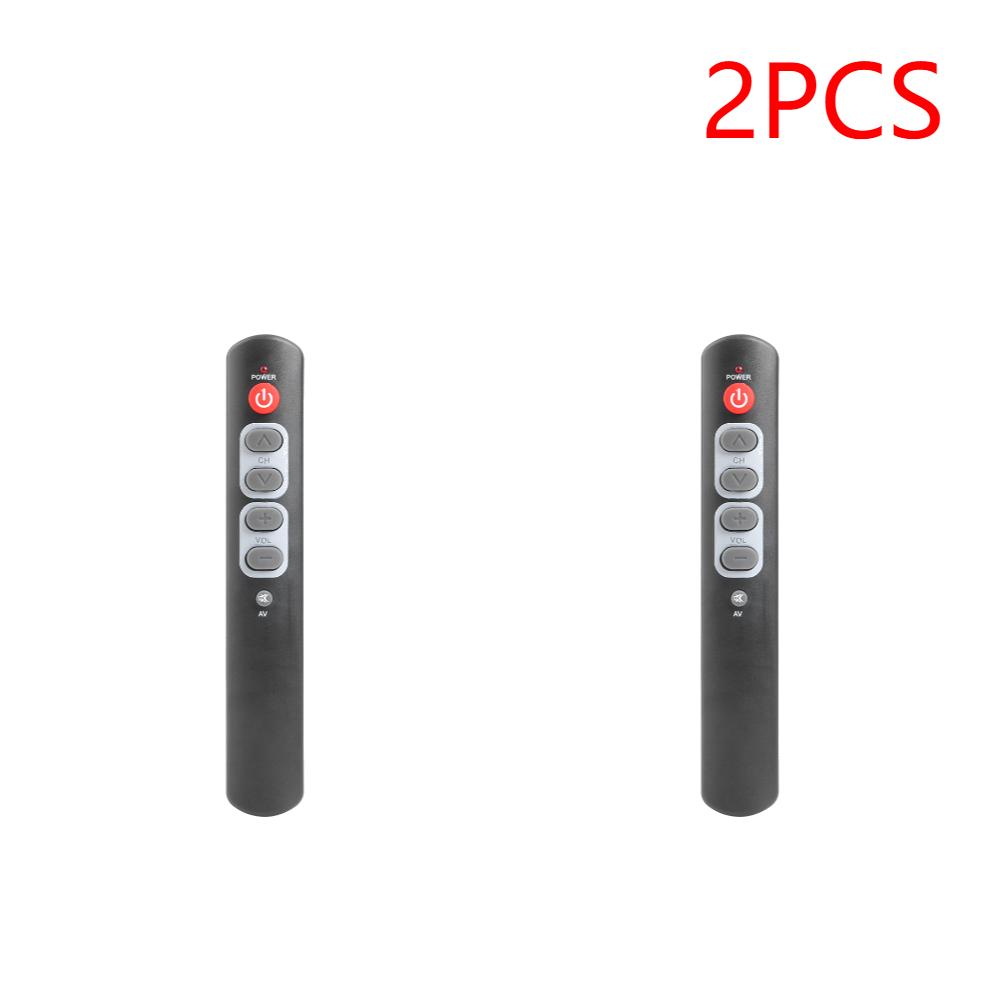 1/2pcs Universal 6 Key Pure Learning Remote Control Infrared IR Remote Controller for Smart TV Box STB DVD DVB VCR HIFI Amplifie