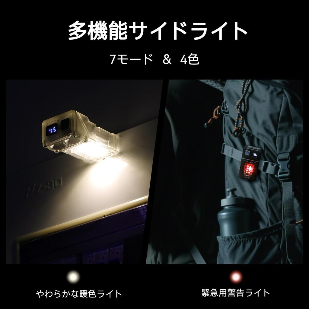 WARSUN DC08 Small LED Mini Flashlight with Pocket Flashlight with Fast Back and Hat Features Conspicuous Side 4 Color and Can Also Be Used as a Mini