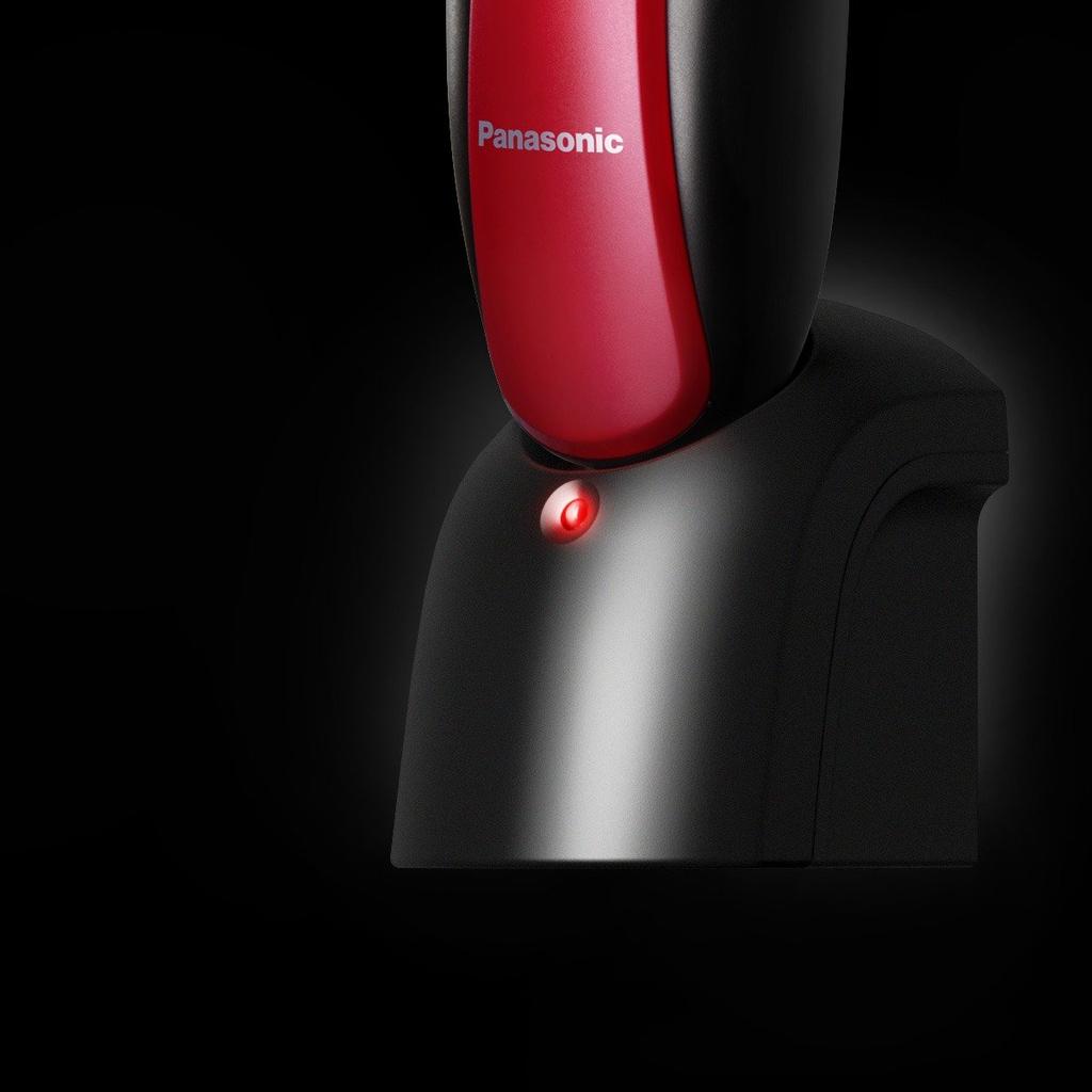 Panasonic Wet Dry Men's Shaver, 3-Blade, & Use, Red, ES-RL13-R