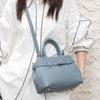 Cowhide Shoulder Women's Bag Large Capacity Messenger Good-looking Zipper Women's Fashion Simple Shopping Bag Practical Soft Leather
