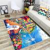 Cute Pets Dogs Cats Area Rug, Farm Animal Floor Mat