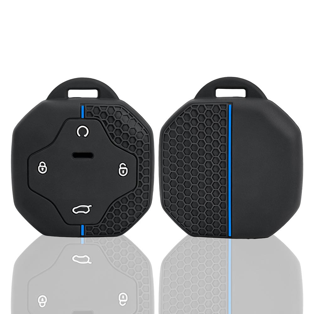 Keychain Silicone Car Key Case Cover Protective For Chery Jetour To Genesis Traveller T2 X90 X70 X95 Dashing X-1 Plus Dtc L9