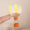 Cute Hot Air Balloon Plush Pillow Soft Stuffed Air Balloon Cushion Colorful Striped Fluffy Toy For Kids Room Nursery Decoration