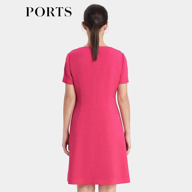 PORTS Women's Summer Commuter Style Simple Midi Dress