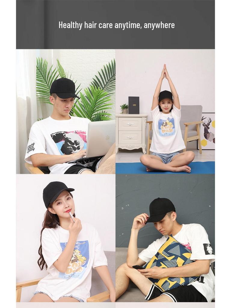 Red Light Laser Hair Growth & Strengthening Cap with Temperature Control