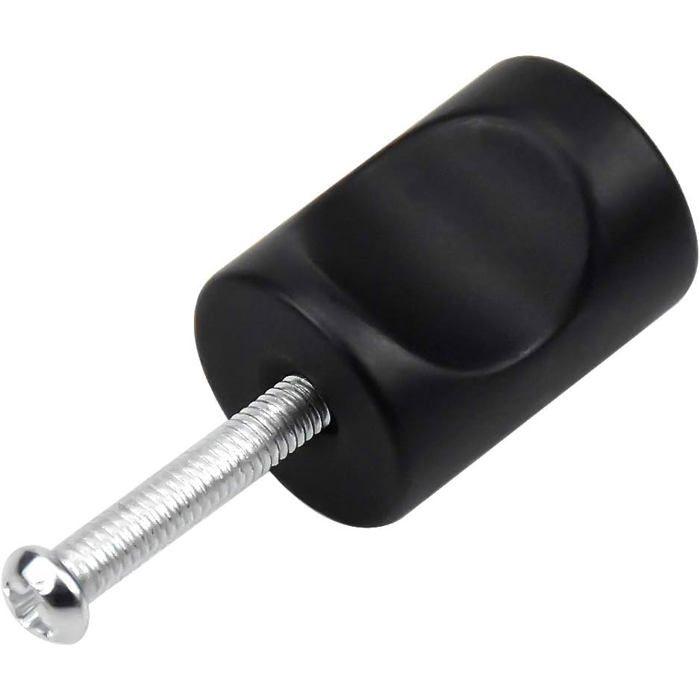 Lot de 10 boutons de meuble noirs mat 18 mm – Poignées de tiroir rondes avec vis