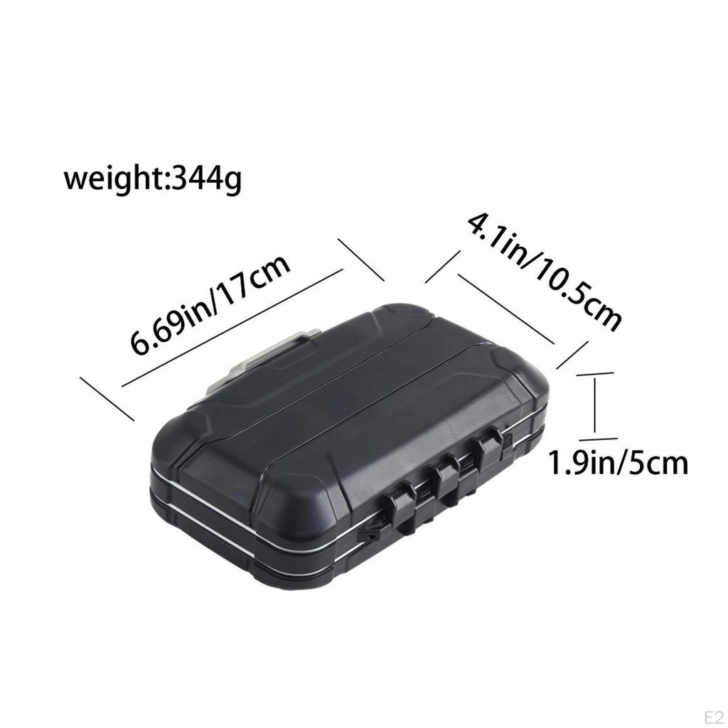 Portable Fishing Tackle Boxes Durable Lightweight Double Sided Opening Small Tools Case for Lure