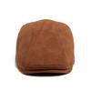 New Suede Autumn Winter Beret Fashion Vintage Men Women Newsboy Hat Casual Flat Visor Cap Berets For 54-58cm Head Circum Ference