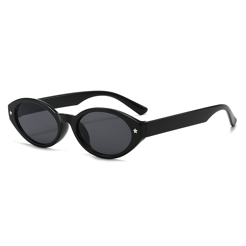 Fashion Colorful Oval Sunglasses Women Men Vintage Luxury Brand Sun Glasses Outdoor Party Travel Lady Man Glasses UV400