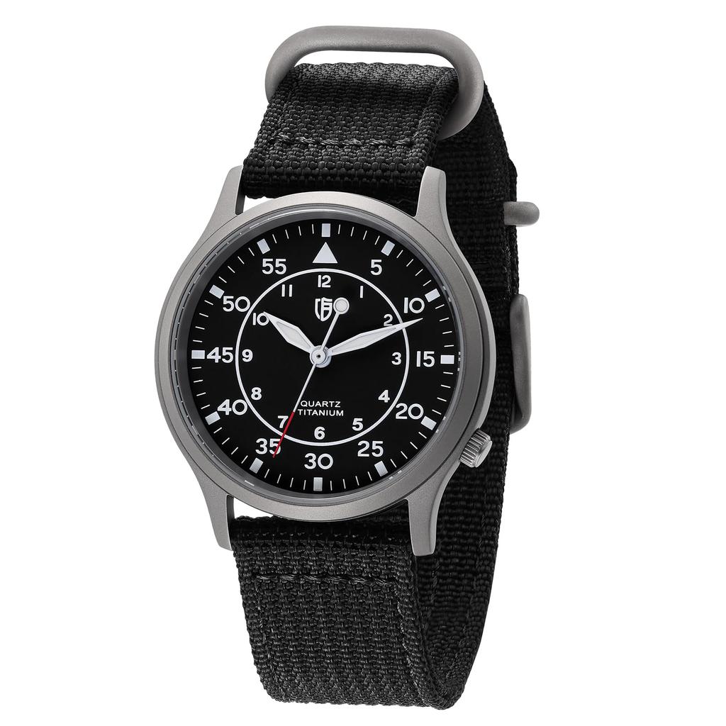 BERNY Watch Men Watch Watch Watch Titanium Watch Japanese Sweep Second Quartz Movement Titanium Analog Quartz Watch Water Resistant To 5 ATM Made of