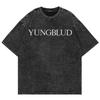 Yungblud Idols World Tour Poster Print TShirt Men Women Vintage Washed Cotton Streetwear Fashion Summer New Tees Oversized Tops