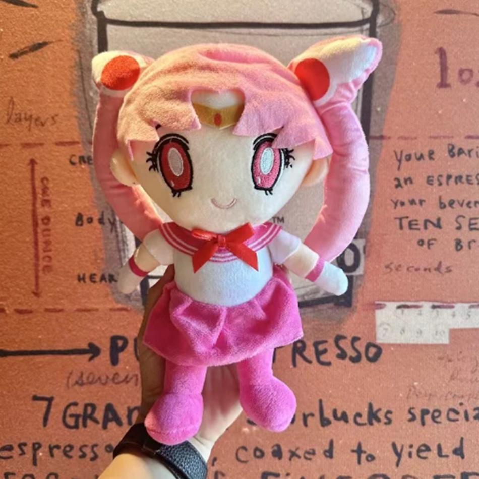 20CM Kawaii Plüsch Mondkatze Spielzeug Niedliches Mädchen Herz Gefüllt Anime Puppe Haus Schlafzimmer Dekor Geburtstag Geschenk
