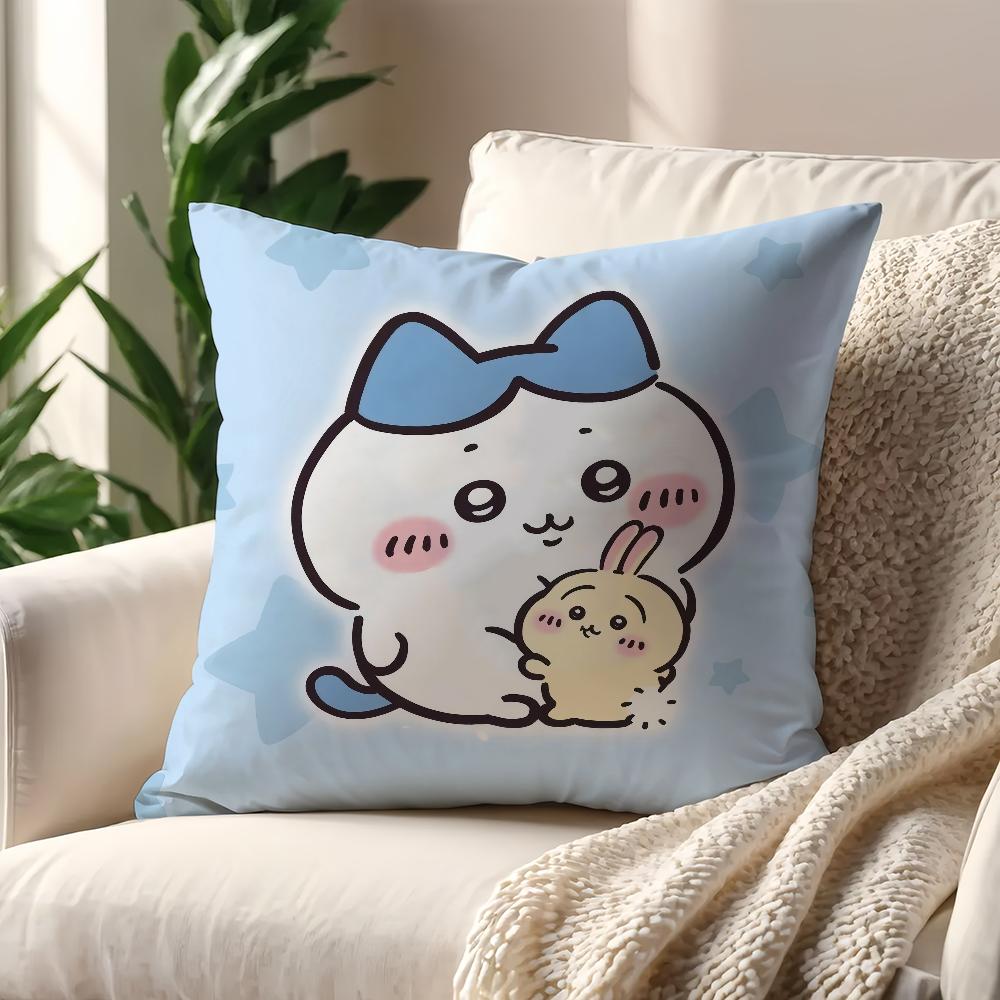 Cute CChiikawaS cushion cover For Pillow Printing Sofa Decoration Home Car Room Coffee Shop Office Nordic Simplicity