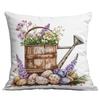 New Easter Lavender Pillow Case Home Living Room Sofa Cushion Pillow Case