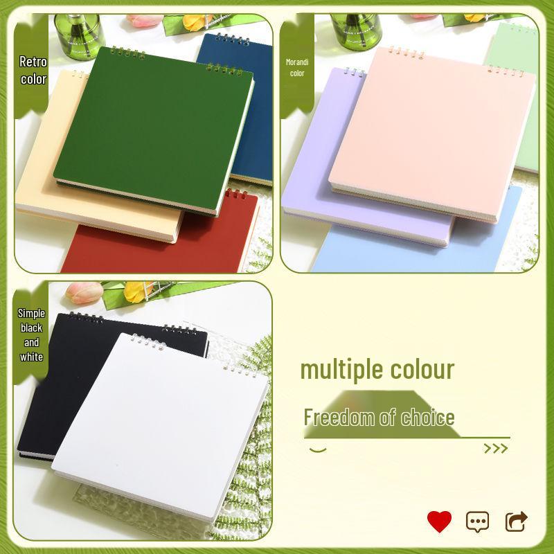 Square Loose-Leaf Sketchbook: Comfortable, High-Value Blank Art Notebook