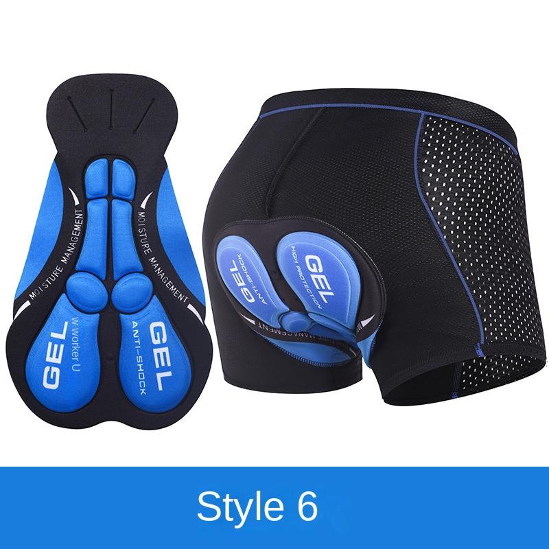 Cycling Briefs Men's Thickened Silicone Mountain Cycling Pants Quick Dry Road Cycling Shorts Four Seasons Cycling Equipment